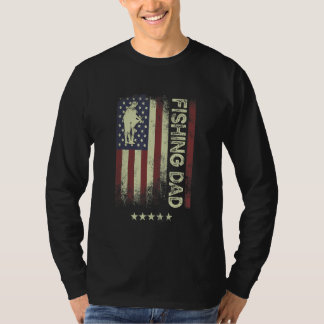 USA American Flag Fishing Dad 1 T-Shirt