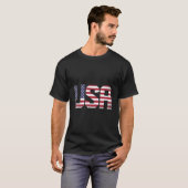 Usa American Flag Fourth 4Th Of July T-Shirt (Vorne ganz)