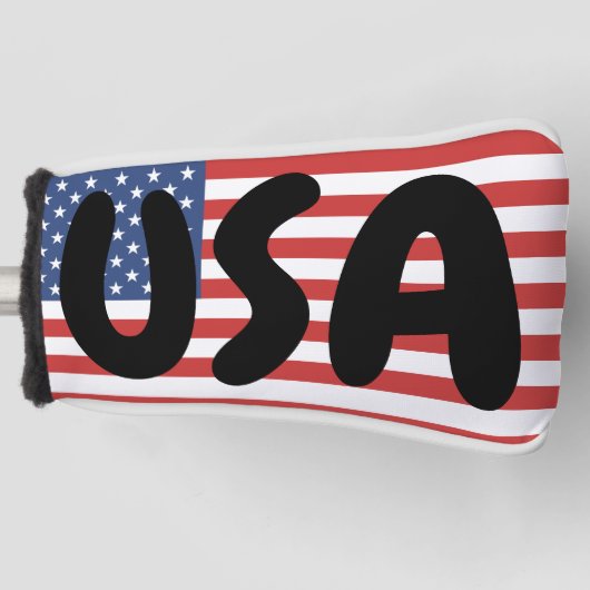 USA AMERICAN FLAG GOLF HEAD COVER HEADCOVER (Vorderseite)