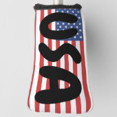 USA AMERICAN FLAG GOLF HEAD COVER HEADCOVER (Rotieren 90)
