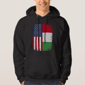 USA American Flag Italien Hoodie (Vorderseite)