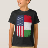 USA American Flag Italien T-Shirt (Vorderseite)