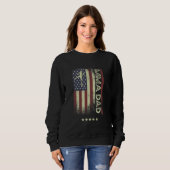 USA American Flag  MMA Dad 1 Sweatshirt (Vorne ganz)