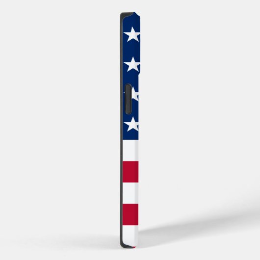 USA American Flag Monogram Family Name 4. Juli Case-Mate iPhone Hülle (Rückseite / Rechts)
