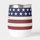USA American Flag Patriotic 4. Juli Personalisiert (Links)
