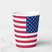 USA American Flag Patriotic Personalisiert Monogra Pappbecher (Rechts)