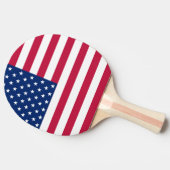 USA American Flag Patriotic Table Tennis Ping Pong Tischtennis Schläger (Seitenansicht)