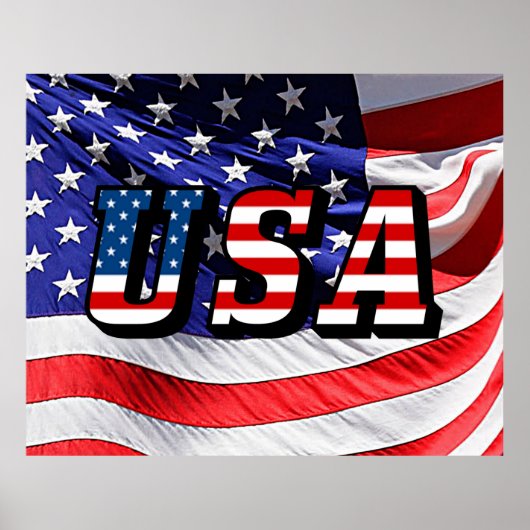 USA - American Flag Poster (Vorne)