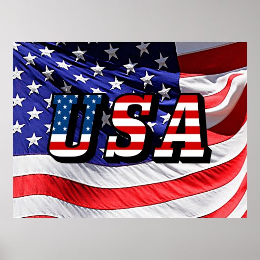 USA - American Flag Poster (Vorne)
