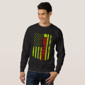 USA American Flag Softball Sweatshirt (Vorne ganz)