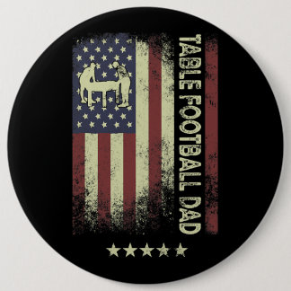 USA American Flag Table Football Vater Button