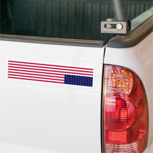 USA American Flag Upside Down SOS White Border Autoaufkleber (Auf Lkw)