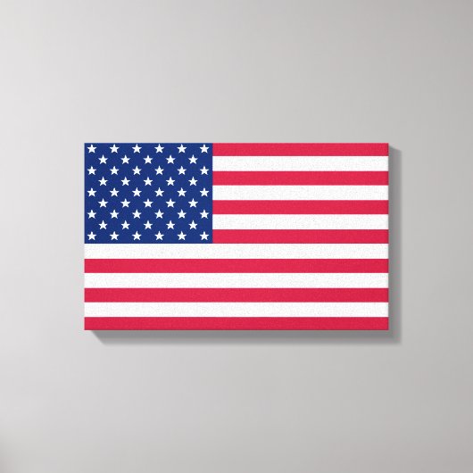 USA American Flag Zuhause Office Decke Wrapped Can Leinwanddruck (Vorderseite)
