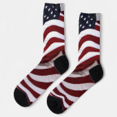 USA American Flags Patriotic Socken (Linkes Detail)