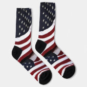 USA American Flags Patriotic Socken (Rechts)