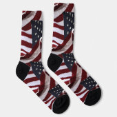 USA American Flags Patriotic Socken (Rechts)