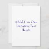 USA American Hearts Invite Einladung (Rückseite)