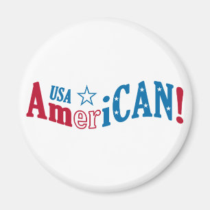USA AmeriCAN! kundenspezifischer Magnet