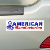 USA American Manufacturing Abraham Lincoln Abe Autoaufkleber (Auf Auto)