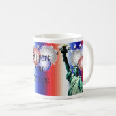 USA American Patriotic Tasse (VorderseiteRechts)