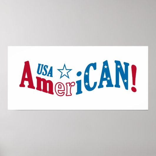 USA AmeriCAN! Sonderposter Poster (Vorne)