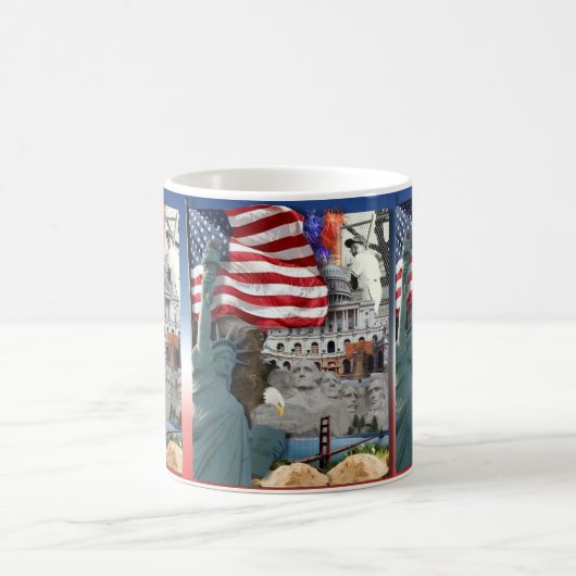 USA American Symbols Kaffeetasse (Mittel)