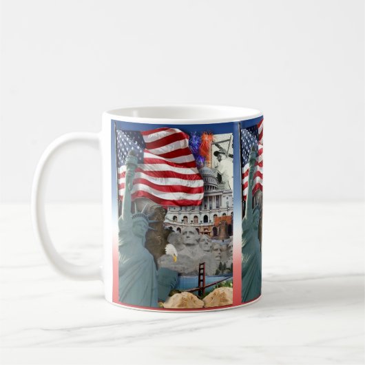 USA American Symbols Kaffeetasse (Links)