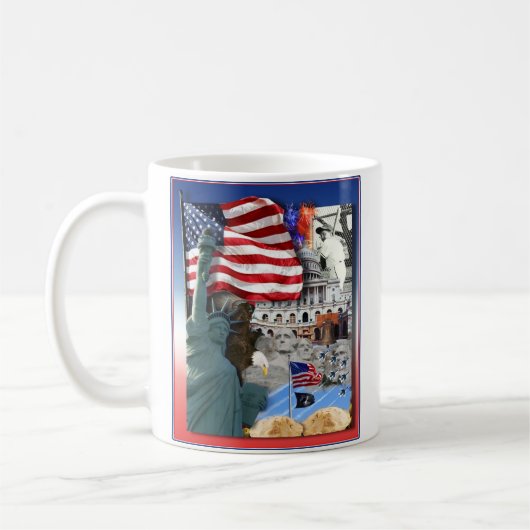 USA American Symbols Kaffeetasse (Links)