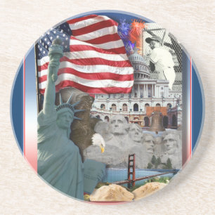 USA American Symbols Untersetzer