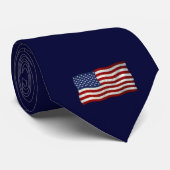 USA AMERICAN US FLAG Patriotic Krawatte Series (Gerollt)