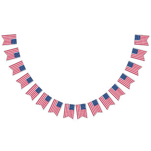 USA American Wedding Wimpelkette