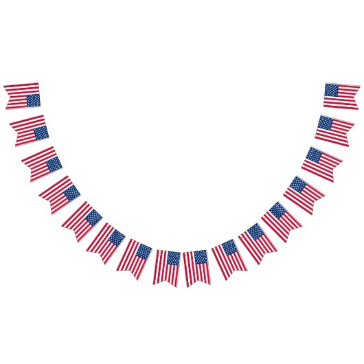 USA American Wedding Wimpelkette (Alle)