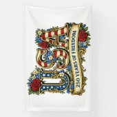 USA America's 250th Anniversary Banner (Vertikal)
