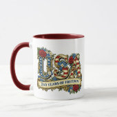 USA America's 250th Anniversary Tasse (Links)