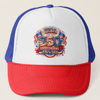 USA Amerika 250. Jubiläums Patriotische Mütze
