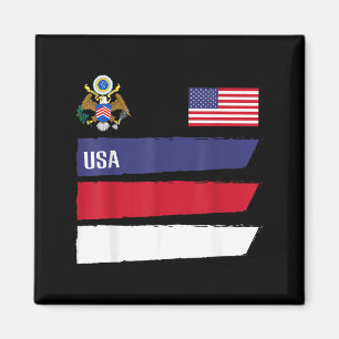 Usa Amerika Flagge Football Fußball Fan Männer Fra Magnet