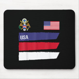 Usa Amerika Flagge Football Fußball Fan Männer Fra Mousepad