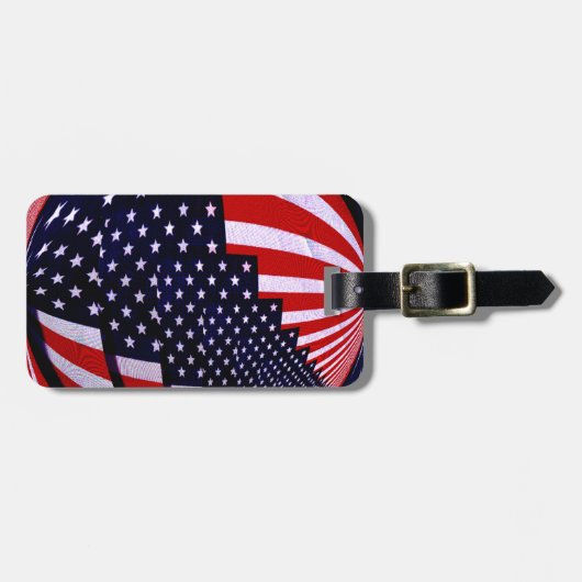 USA, Amerika, Liebe_ Gepäckanhänger (Vorderseite horizontal)