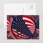 USA, Amerika, Liebe_ Postkarte (Vorne/Hinten)