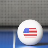 USA Amerika rote weiße blaue PingPong-Bälle Tischtennisball (Netto)