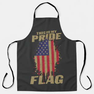 USA Amerikaner 4. Juli Patriotic Pride Flag Schürze