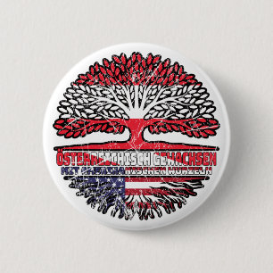 USA Amerikanisch Österreichisch Baum Button