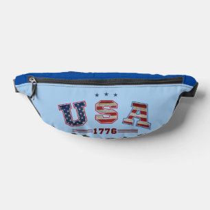 USA Amerikanische Flagge 1776 4. Juli Veteranen Ta Bauchtasche