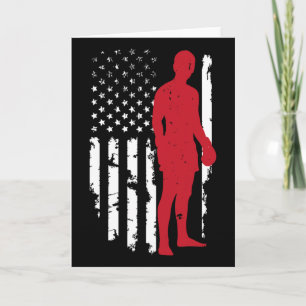 Usa Amerikanische Flagge Boxen Kickboxen Patriotis Karte