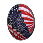 USA, amerikanische Flagge_ Dartscheibe (Vorderseite rechts)