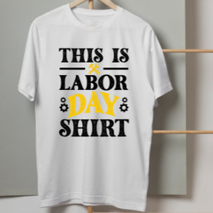 USA Amerikanische Flagge Dies ist mein Labor Day  T-Shirt