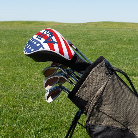 USA-amerikanische Flagge Golf Headcover (In SItu)
