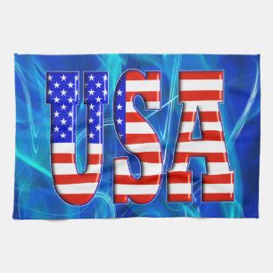 USA-AMERIKANISCHE FLAGGE HANDTUCH