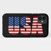 USA-amerikanische Flagge iPhone 5 Fall Case-Mate iPhone Hülle (Rückseite (Horizontal))