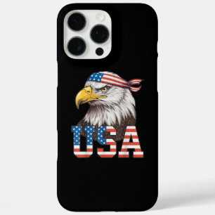 USA Amerikanische Flagge Männer Frauen Kinder Weiß iPhone 16 Pro Max Hülle